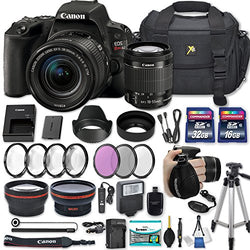 Canon EOS Rebel SL2 DSLR Camera with EF-S 18-55mm f/4-5.6 is STM Lens + 2 Memory Cards + 2