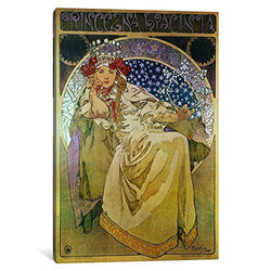 iCanvasART 1-Piece Princess Hyacinth '1911' Canvas Print by Alphonse Mucha, 0.75 by 18 by 26-Inch