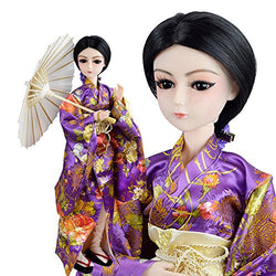 Japanese Girl Ms Cherry Sakura 1/3 BJD SD Doll 60cm 24 inch Kimono Jointed Dolls + Full Accessory