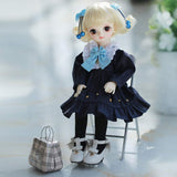 BJD Doll 1/6 SD Dolls 26Cm Ball Jointed Doll DIY Toys with Outfit Clothes Shoes Wigs Makeup for Girls,Simulation Doll