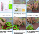 Yumeart Diamond Cross Stitch Colorful Eye Pattern Crystal Diamond Embroidery Picture Sticker Art Crafts Painting Hobby Crafts