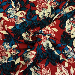 Printed Rayon Challis Fabric 100% Rayon 53/54" Wide Sold by The Yard (979-1)