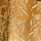 Gold Velvet Jacquard Damask Fabric 118'' Wide sold By The Yard for Curtains, Drapery, Upholstery