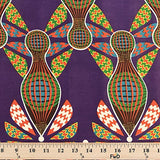 African Print Fabric Cotton Print 44'' wide Sold By The Yard (90149-4)