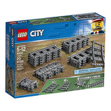 LEGO City Cargo Train 60198 Remote Control Train Building Set with Tracks for Kids(1226 Pieces) & City Tracks 60205 Building Kit (20 Pieces)