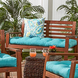 Greendale Home Fashions Outdoor 51-inch Bench Cushion, Teal