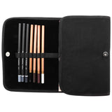 Mont Marte Signature Sketching Set in Soft Case, 18 Piece, Includes Charcoal Pencils, Graphite Pencils, Blending Tools, Erasers, Sketching Pad and Pencil Sharpener