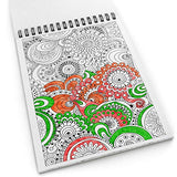 ARTEZA Adult Spiral Bound Coloring Book, 48 Pages, Perfect for Stress Relief