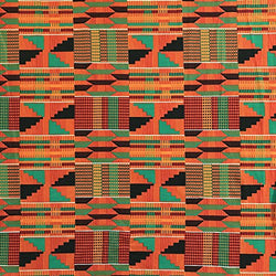 DTY African Print Fabric Kente (3-2) Stretch Brushed Jersey Knit Apparel 58/60" Wide Sold BTY