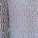 Periwinkle Velvet Jacquard Damask Fabric 118'' Wide sold By The Yard for Curtains, Drapery,