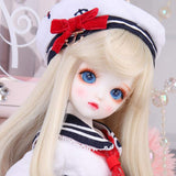 BJD Doll 26cm 10Inches Full Set + Makeup Lovely and Delicate Doll Toy Doll Girl Child 1/6 12 Joints Movable Doll Birthday Gift