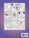 Chibi Girl Spooky Adventure Coloring Book: A Creepy Kawaii Coloring Book of Cute Chibi Girl with Horror Characters