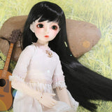 Clicked 1/4 White Dress BJD SD Doll Full Set 41Cm 16Inch Jointed Dolls + Wig + Skirt + Makeup + Shoes Surprise Gift Doll