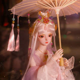 1/3 Bjd Doll 60Cm/24Inch Ball Jointed Doll DIY Toys Cosplay Fashion Dolls with Outfit Clothes Shoes Wigs Makeup for Girls,Xiao Qiao,Chinese Style Doll