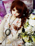 Autumn White Dress / Outfit Dress Suit 1/4 MSD BJD Dollfie / 100% Custom-made Doll Dress / 4 PCS