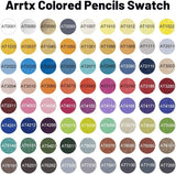 Arrtx Colored Pencils Set of 72 + Acrylic Paint Markers Set of 30 Colors, Premium Art Supplies for Drawing, Sketching Shading and Coloring Books