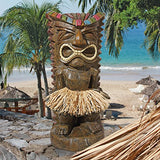 Design Toscano Pau Hana Hawaiian Tiki Totem Statue: Set of Two