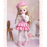 Y&D BJD Doll 1/6 SD Dolls 26 cm/10 inch Pink Princess Dress Jointed Dolls Toy Action Figure + Makeup + Full Set Clothes