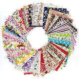 50pcs 10*10cm Fabric Patchwork Craft Cotton Material Batiks Mixed Squares Bundle