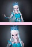 BJD Doll, 60 cm 1/3 SD Dolls 19 Ball Jointed Doll DIY Toys with Full Set Clothes Shoes Wig Makeup, Best Gift for Girls