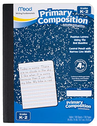 Mead Composition Book/Notebook, Primary, Grades K-2, Wide Ruled Paper, 100 Sheets (09902)