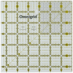 Omnigrid 6-1/2-Inch by 6-1/2-Inch Quilter's Square