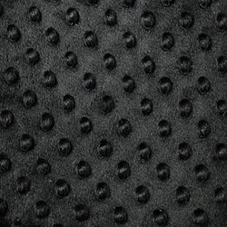 Black Minky Cuddle Dimple Dot Fabric, 60” Inches Wide – Sold By The Yard (FB)