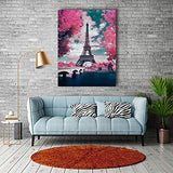 DIY 5D Diamond Painting Kits for Adults by Number, Full Drill Diamond Art Picture with HD Embroidery Canvas for Home Wall Decoration & Gift (Colore-1)