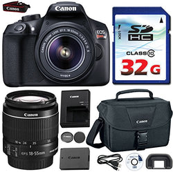 Canon EOS Rebel T6 DSLR 18mp WiFi Enabled + EF-S 18-55mm IS [Image Stabilizer] II Zoom Lens + Canon