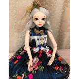 Y&D BJD Doll 1/3 SD Doll 23.6 Inch 18 Ball Jointed Doll DIY Toys with Full Set Clothes Shoes Wig Makeup Accessories,Best Gift for Girls,A