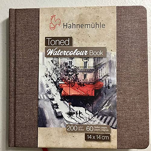 Hahnemühle Toned Watercolor Book, Tan Square (5.5 x 5.5)