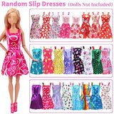 UNICORN ELEMENT 43 Pcs Doll Clothes and Accessories, Include 2 Skirts 2 Fashion Skirts 5 Mini Skirts 2 Swimwears 2 Fashions 10 Shoes 10 Hangers 10 Necklaces for 11.5 Inch Doll(NO Doll)