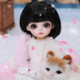 Children's Creative Toys BJD Doll, 1/6 SD Dolls 10 Inch 19 Ball Jointed Fashion Dolls with Clothes Shoes Wig Hair Makeup,DIY Toys Best Gift for Girls
