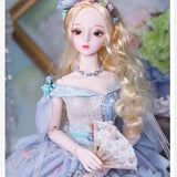MLyzhe Fashion BJD Doll Rotatable Ball Jointed Full Set Princess Dress Up Best Gift for Accompanying Girls Advantage