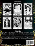 Midnight Tarot Coloring Book: Adults Coloring Book Features 78 Tarot Cards For Stress Relief