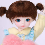 BJD Doll 1/6 SD Dolls Ball Jointed Doll with BJD Clothes Wigs Shoes Makeup DIY Toys 100% Handmade for Girl Birthday Gift