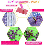 Artoree DIY 5D Diamond Painting by Number Kit for Adult, Full Drill Diamond Embroidery Kit Home Wall Decor-14x20" Tower