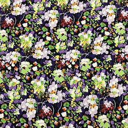 Printed Rayon Challis Fabric 100% Rayon 53/54" Wide Sold by The Yard (1000-3)