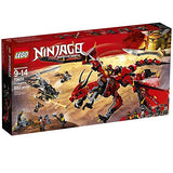 LEGO NINJAGO Masters of Spinjitzu: Firstbourne 70653 Ninja Toy Building Kit with Red Dragon Figure, Minifigures and a Helicopter (882 Pieces) (Discontinued by Manufacturer)