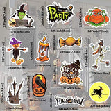 QTL Halloween Stickers for Kids Cute Halloween Stickers for Scrapbook Water Bottles Halloween Stickers for Adults Teens Pumpkin Stickers Waterproof Stickers 50 Packs