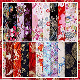 Tudomro 30 Pieces Japanese Style Fabric Squares 8 x 10 Inch Fabric Bundle Squares Patchwork, Wrapping Cloth Quilting Fabric Bundles for DIY Patchwork Sewing Supplies