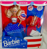 Barbie For President Gift Set - Toys R Us Limited Edition Doll - 1991 Mattel