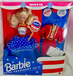 Barbie For President Gift Set - Toys R Us Limited Edition Doll - 1991 Mattel