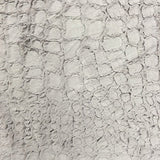 Faux Fur Fabric Short Pile 60" wide Sold By The Yard Shag Reptile Grey