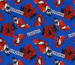 100% Cotton Fabric Quilt Prints - THE AMAZING SPIDER-MAN s/45 W/Sold by the yard SC-305