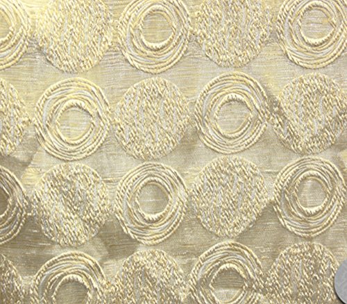 Taffeta Fabric Weave Moon Beams 120" Wide Sold By The Yard (LIGHT GOLD)