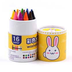 mofa Pack of 16 Non Toxic Crayons,Easy To Hold Toddler Large Crayons,Safe For Children`s Toys(16 Colors)