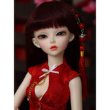 1/4 Puppet Bjd Doll Sd Doll Figurine 41 cm 16.1 Inches Spherical Joint Doll Makeup + Skirt + Wig + Shoes + DIY Toy Surprise Gift