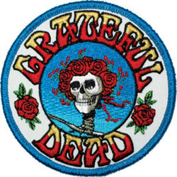 Application Skull and Roses Logo Patch