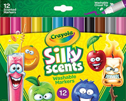 Crayola Silly Scents 12 Ct Washable Scented Markers